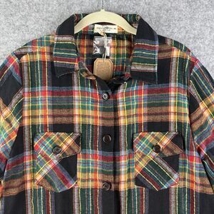 NATURAL LIFE Colorful Plaid Button-Down Shirt